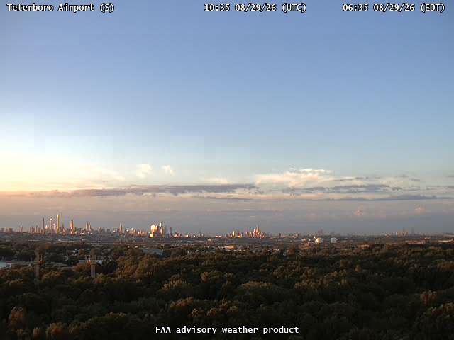 Teterboro Airport — South live camera view