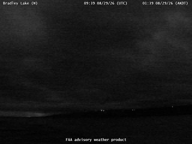 Bradley Lake — West live camera view