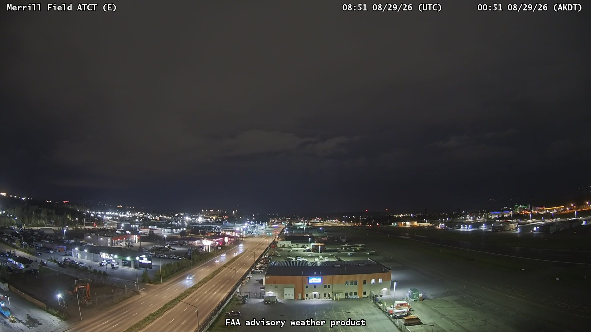 Merrill Field ATCT — East live camera view