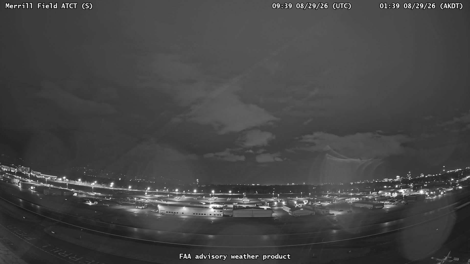 Merrill Field ATCT — South live camera view
