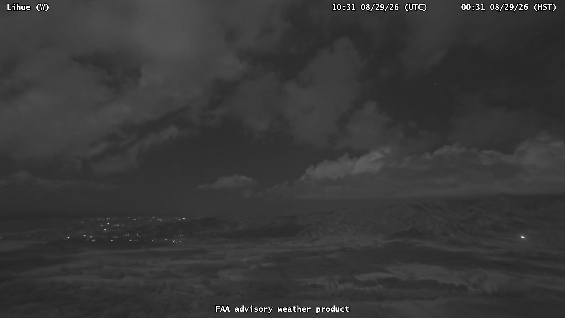 Lihue — West live camera view