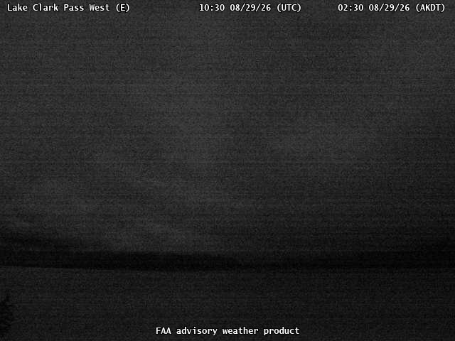 Lake Clark Pass West — East live camera view