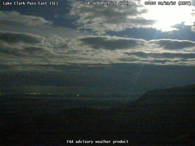 Lake Clark Pass East — SouthEast live camera view