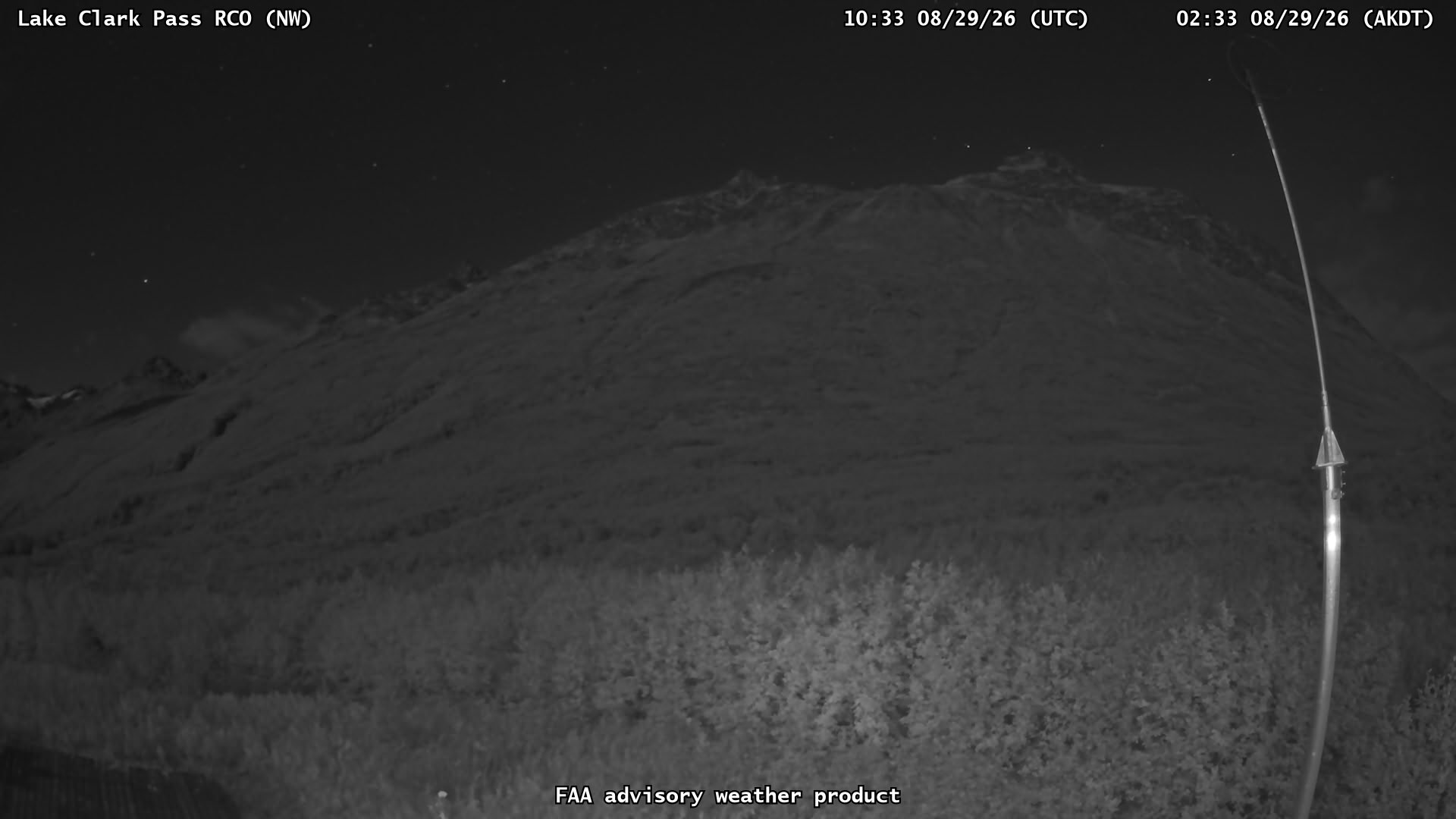 Lake Clark Pass RCO — NorthWest live camera view