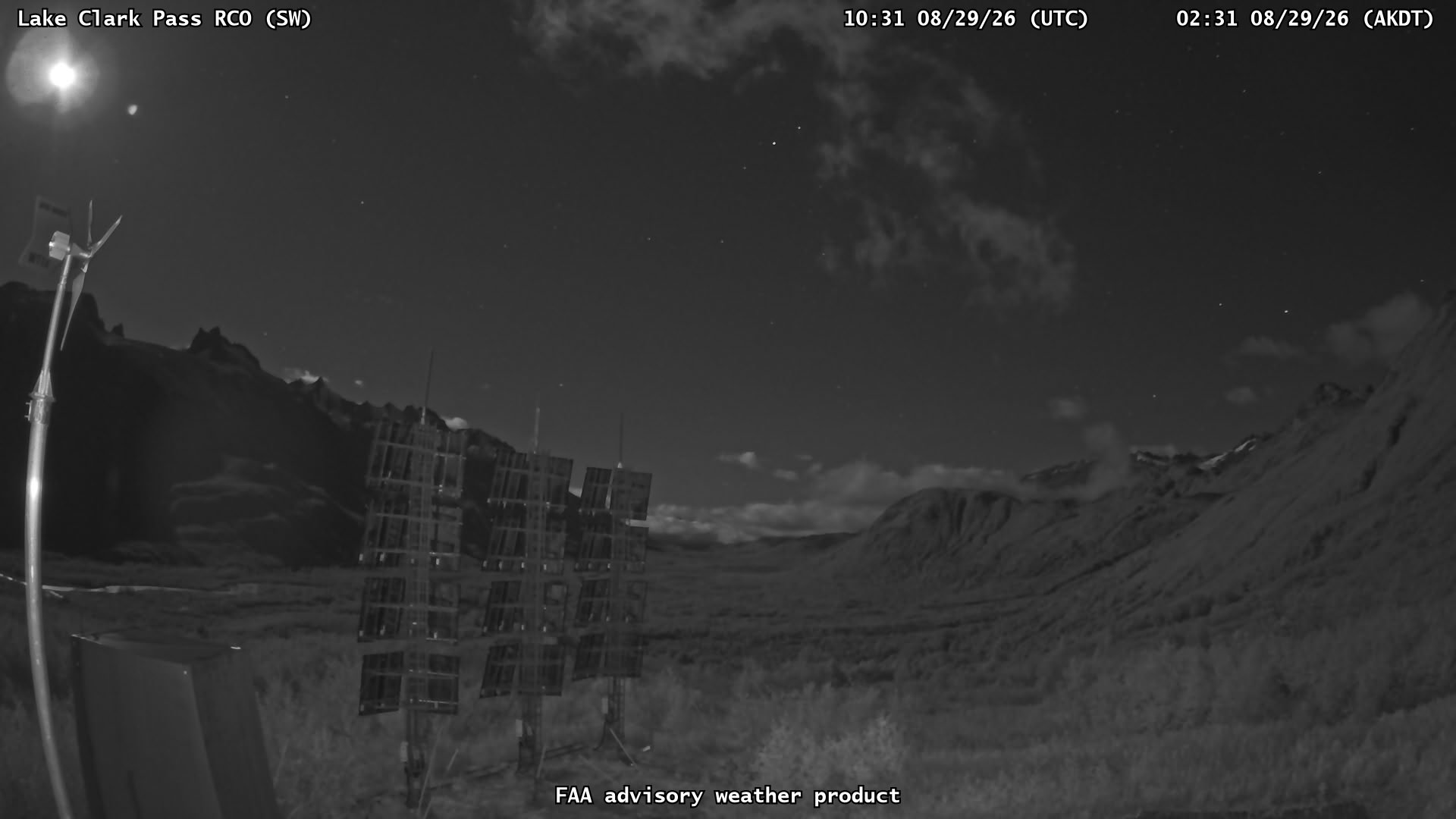 Lake Clark Pass RCO — SouthWest live camera view