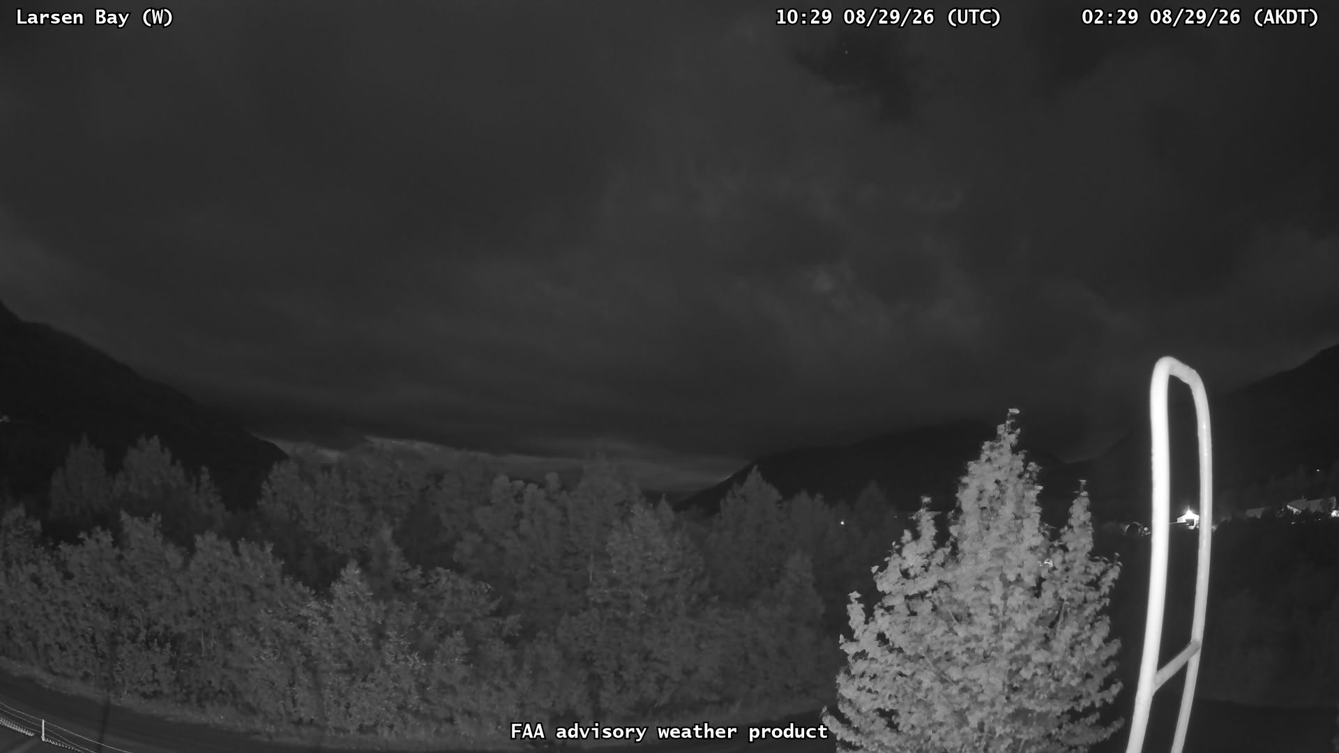 Larsen Bay — West live camera view
