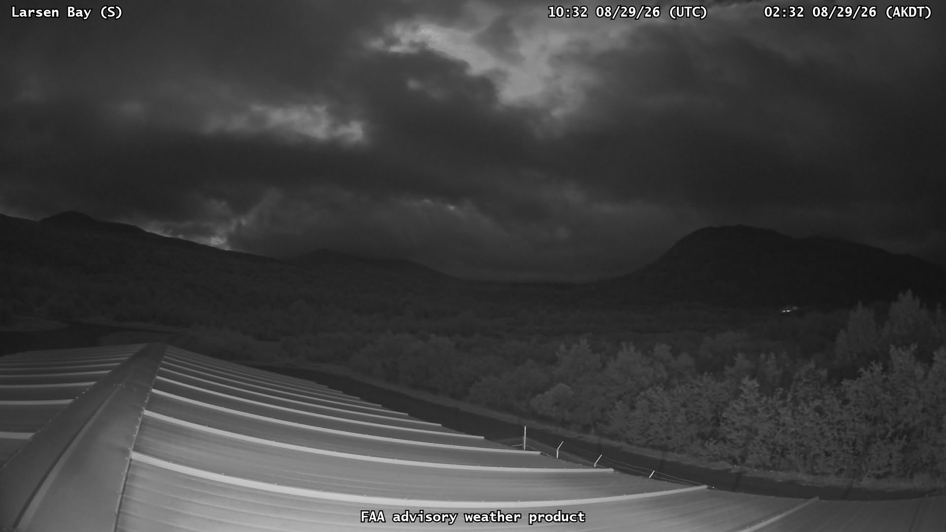 Larsen Bay — South live camera view