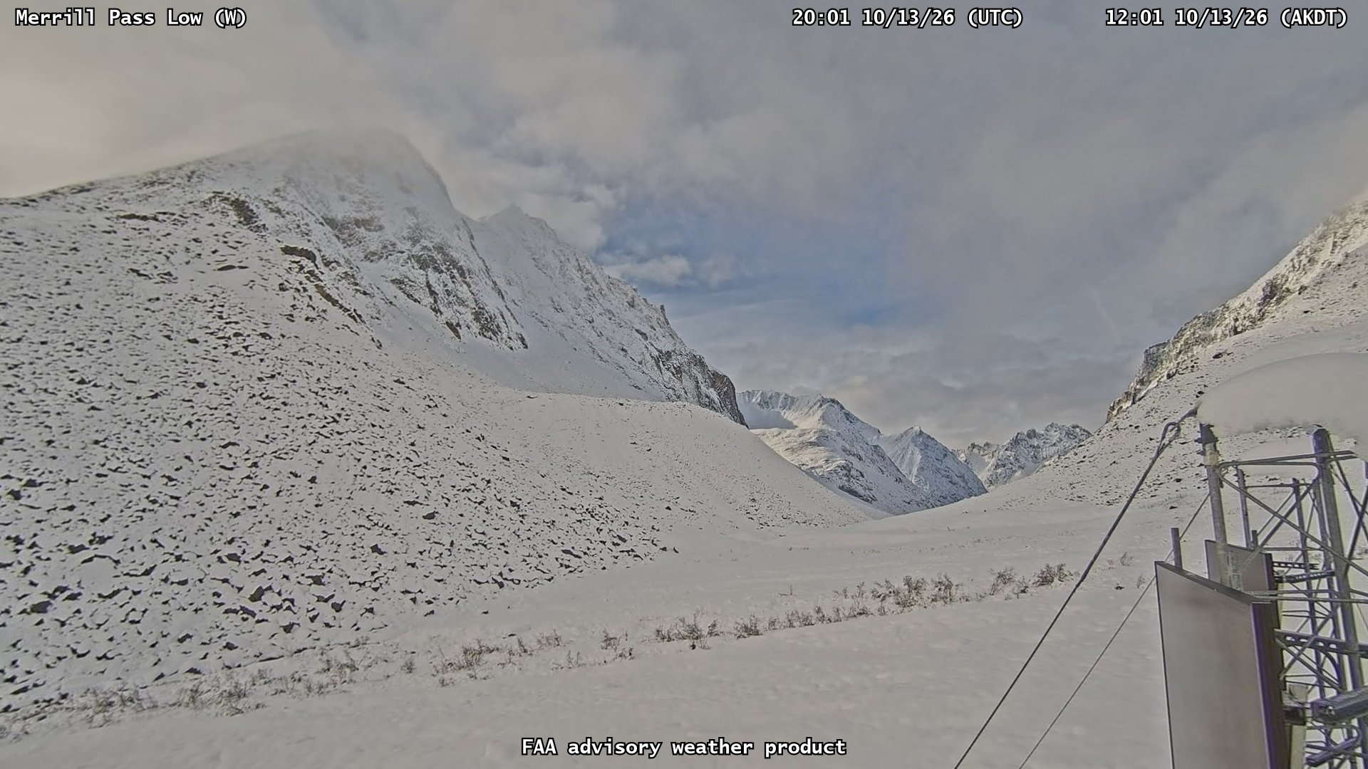 Merrill Pass Low — West live camera view