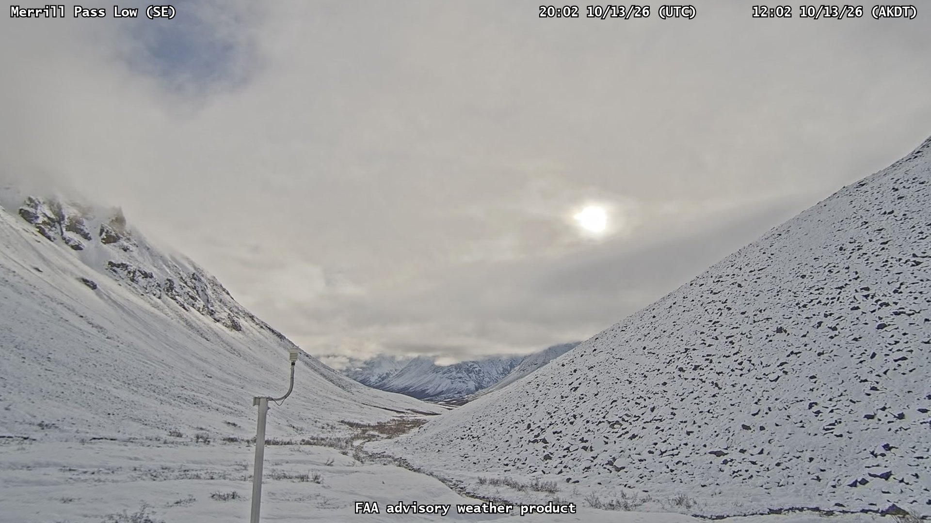 Merrill Pass Low — SouthEast live camera view