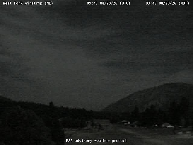 West Fork Airstrip — NorthEast live camera view