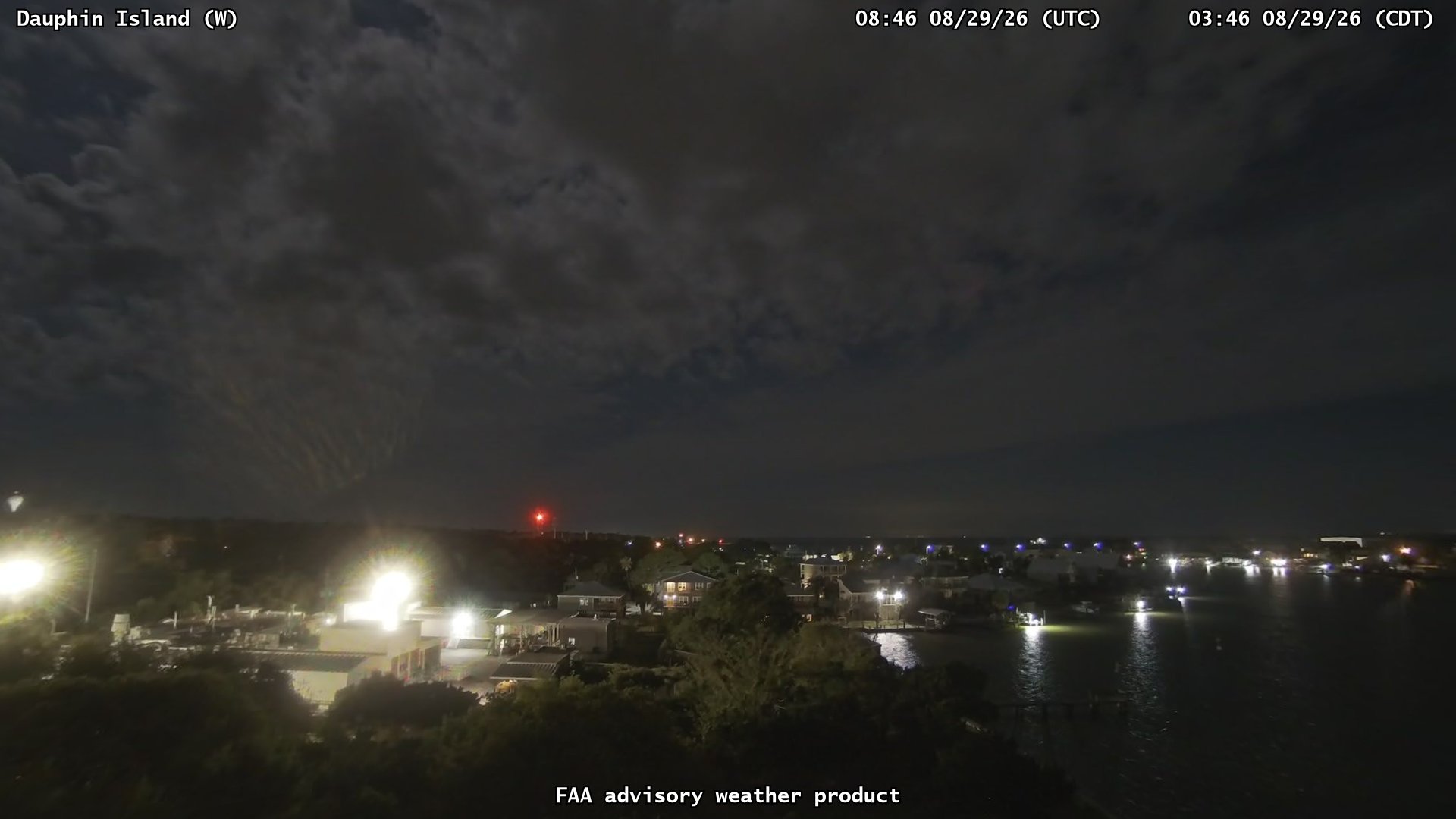 Dauphin Island — West live camera view