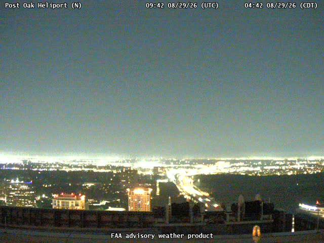 Post Oak Heliport — North live camera view