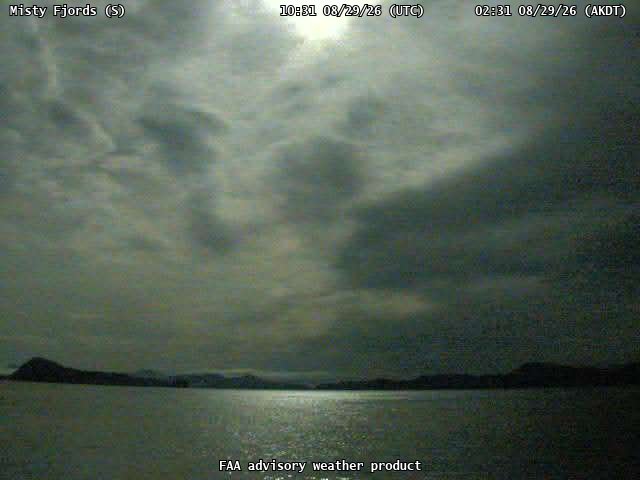 Misty Fjords — South live camera view
