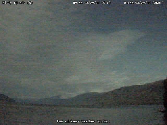 Misty Fjords — North live camera view