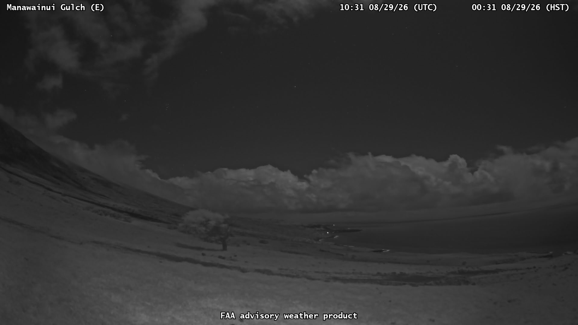 Manawainui Gulch — East live camera view
