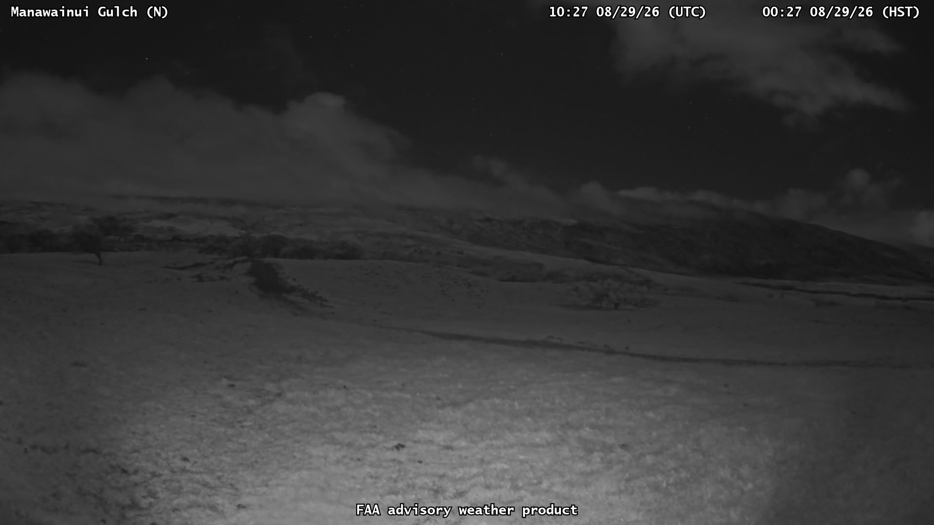 Manawainui Gulch — North live camera view