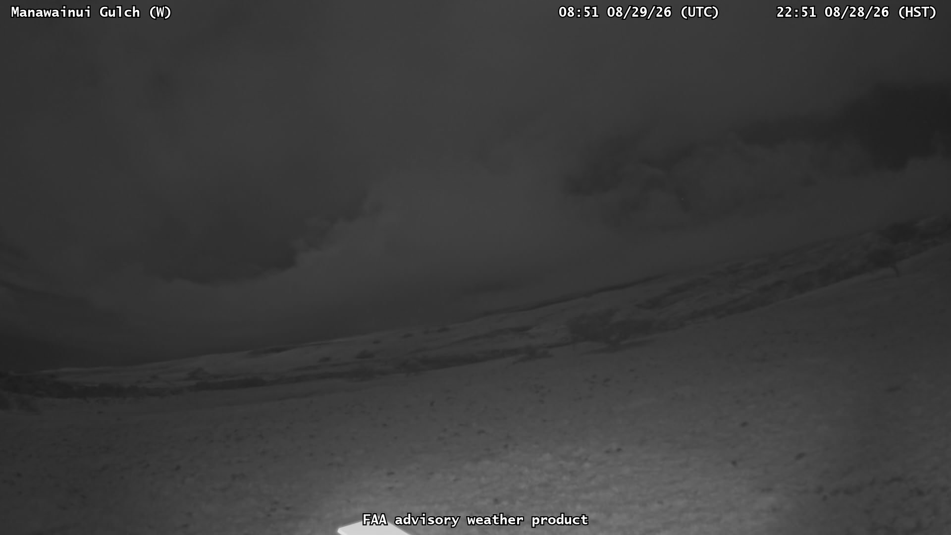 Manawainui Gulch — West live camera view