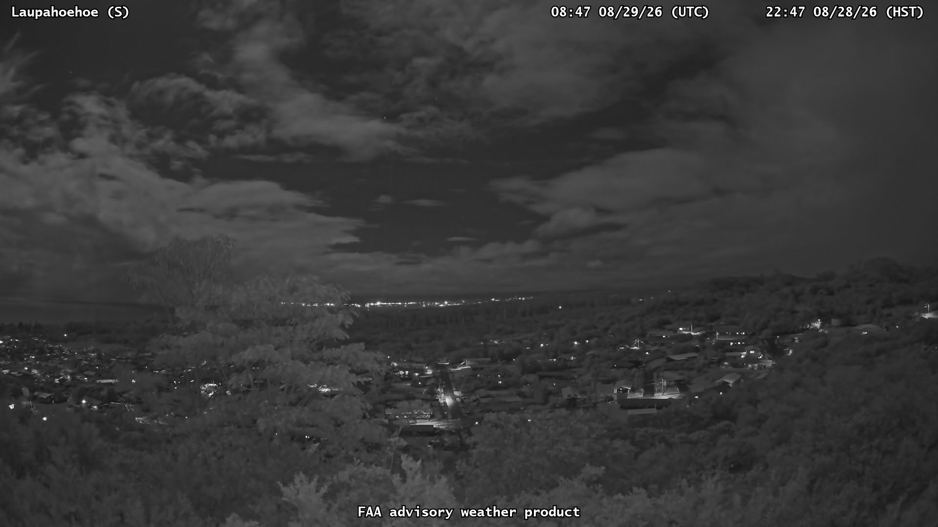 Laupahoehoe — South live camera view