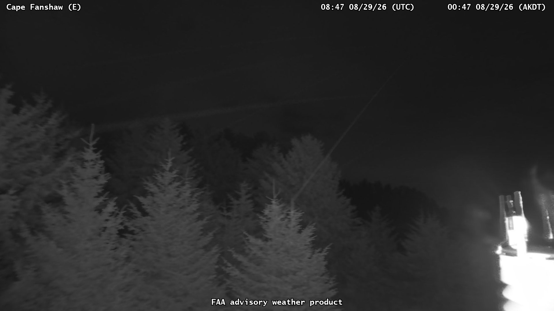 Cape Fanshaw — East live camera view
