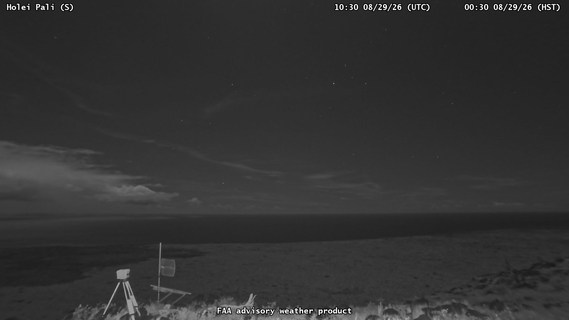 Holei Pali — South live camera view