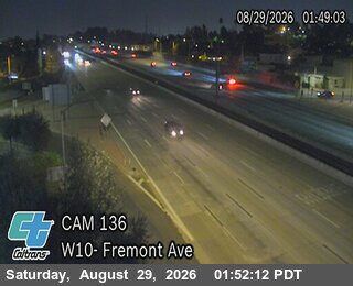 I-10 : (136) Fremont Ave live camera view