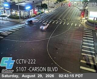 SR-107 : (222) Carson Blvd live camera view
