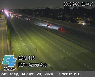I-10 : (418) Azusa Ave live camera view