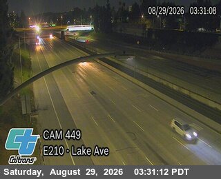 I-210 : (449) Lake Ave live camera view