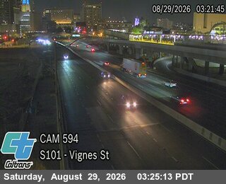 US-101 : (594) Vignes St live camera view