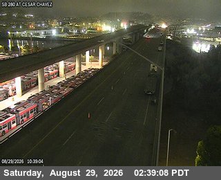 TV309 -- I-280 : AT CESAR CHAVEZ live camera view