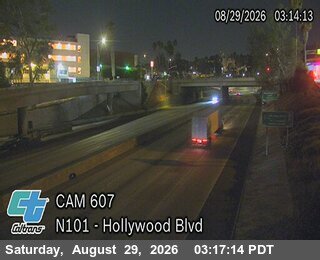 US-101 : (607) Hollywood Blvd live camera view