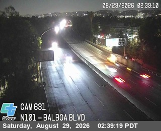 US-101 : (631) Balboa Blvd live camera view