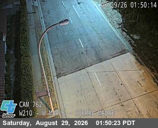 I-210 : (762) W Maple-Sierra Madre live camera view