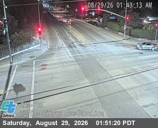 I-210 : (786) Citrus Ave-Baseline live camera view