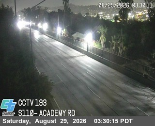 I-110 : (193) Academy Road live camera view