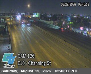 I-10 : (126) Channing Street live camera view