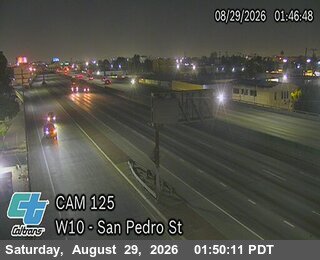 I-10 : (125) Griffith/San Pedro live camera view