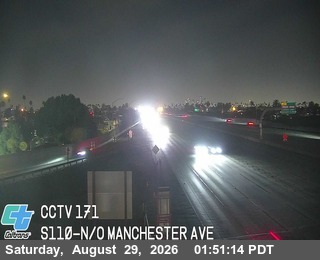 I-110 : (171) NO Manchester Ave live camera view