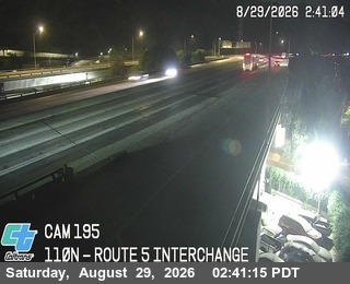 I-110 : (195) Route 5 Interchange live camera view