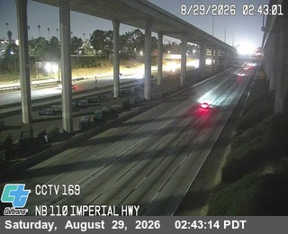 I-110 : (169) Imperial Hwy live camera view