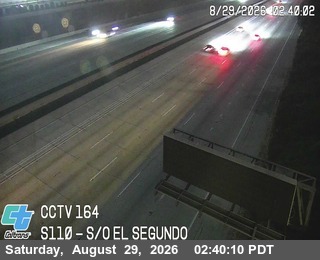 I-110 : (164) S/O El Segundo Blvd live camera view