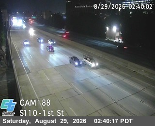 I-110 : (188) 1st St live camera view