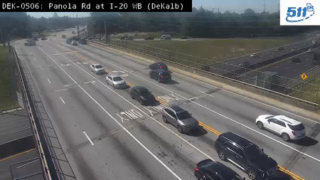 Panola Rd at I-20 WB live camera view