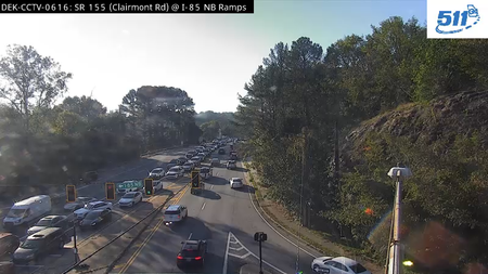 SR 155 / Clairmont Rd at I-85 NB Ramp live camera view
