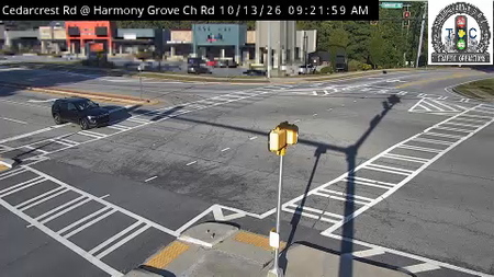 Cedarcrest Rd at Harmony Grove Church Rd live camera view