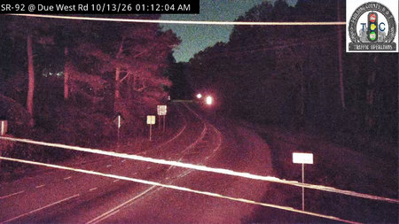 SR 92 at Due West Rd live camera view