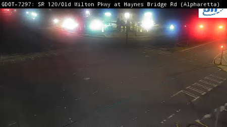 SR 120/Old Milton Pkwy at Haynes Bridge Rd live camera view