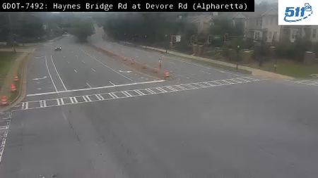 Haynes Bridge Rd at Devore Rd live camera view