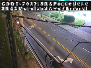 SR 8 /Ponce De Leon Ave at SR 42 /Moreland Ave live camera view