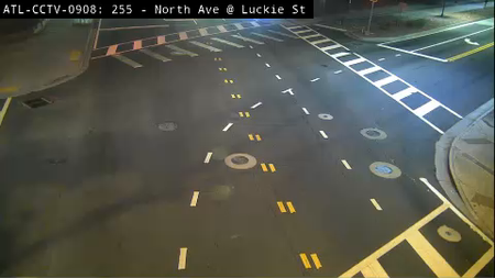SR 8/North Ave at Luckie St/Tech Pkwy live camera view